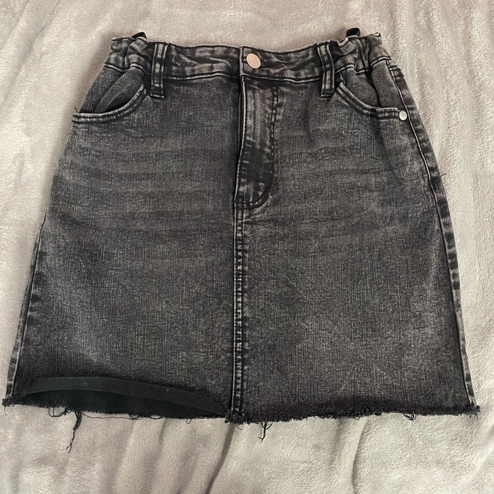 Art Class Black Denim Skirt